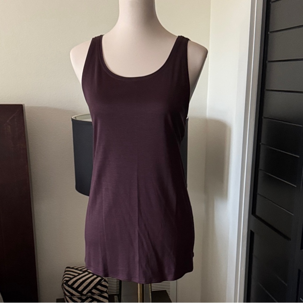 Eileen Fisher Rich Plum Tank Top